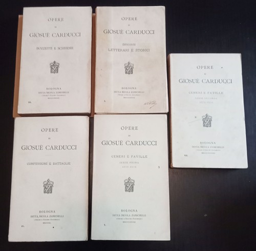 Giosue carducci opere - carducci,