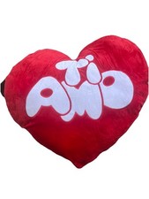 cuore cuscino peluche gigante