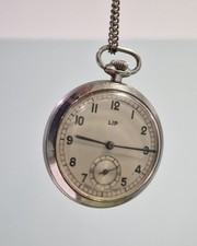 Orologio LIP Da Tasca Vintage Con Catenella  Funzionante A Carica made In France