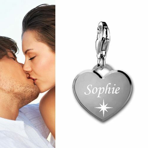 Charm ciondolo cuore con - charm,