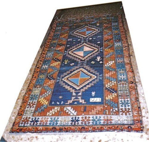 Kazak tappeto antico datato - tappeto,