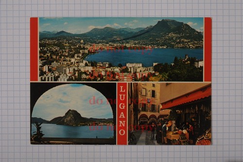 Cartolina svizzera lugano - svizzera,