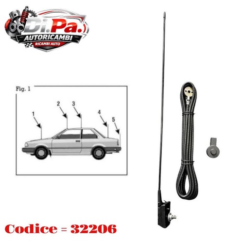 Antenna tetto autoradio cavo - antenna,