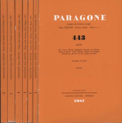 Paragone arte annata completa - annata,