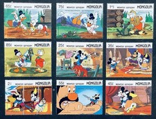 FRANCOBOLLI MONGOLIA TWAIN &