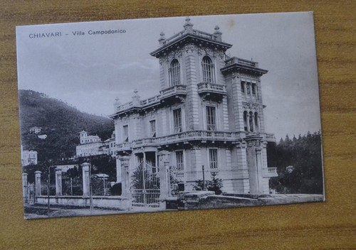 Cartolina genova chiavari - genova,