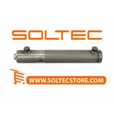 CILINDRO IDRAULICO DOPPIO EFFETTO NUDO STELO CROMATO USO INDUSTRIALE AGRICOLO