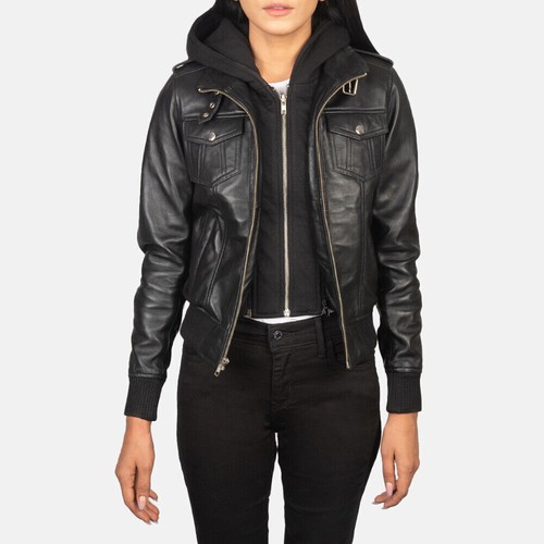 Bomber nero donna giacca - da, in