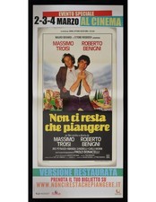 locandina NON CI RESTA CHE PIANGERE roberto benigni massimo troisi B346