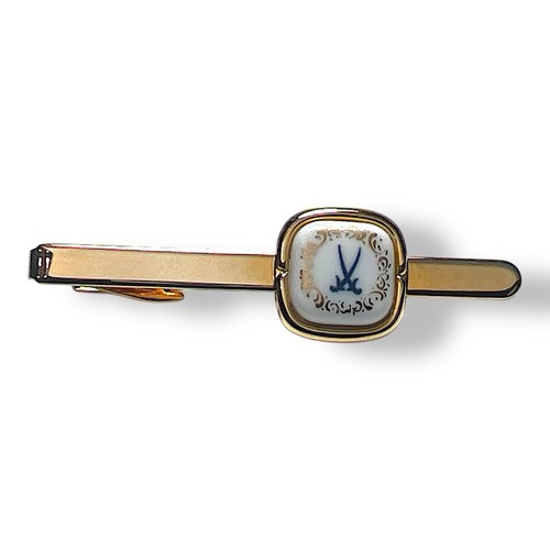 Morsetto per cravatta meissen - morsetto,