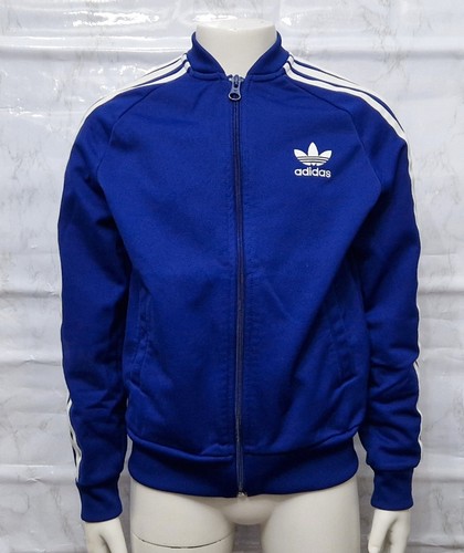 Adidas ragazzi zip blu - blu, bianco