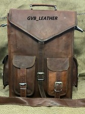 Zaino speciale in vera pelle da 20" zaino borsa da viaggio per uomo e donna