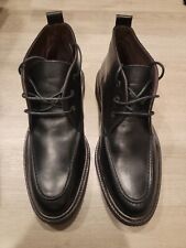 Scarpe VINTAGE Samsonite in pelle nera taglia 7 US. SPLENDIDA COSTRUZIONE. 