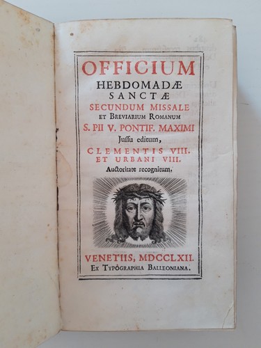 Officium hebdomadae sanctae - hebdomadae,
