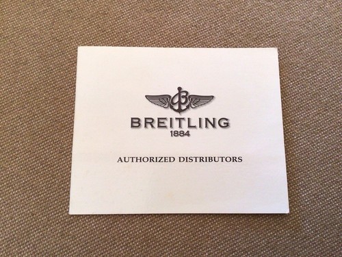 Libretto booklet breitling - libretto,