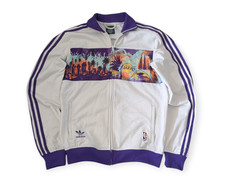 Adidas LA Lakers Limited Track Jacket Retro Vintage Purple White Los Angeles Y2K