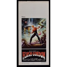 locandina FLASH GORDON Sam Jones Max Von Sydow Ornella Muti 1 edizione 1980 B223