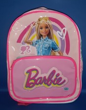Zaino Scuola Asilo Materna in 3D di Barbie Zainetto Elementare per Bambina 