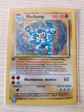 Pokemon card MACHAMP holo 1st