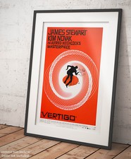 Poster hitchcock vertigo - hitchcock,