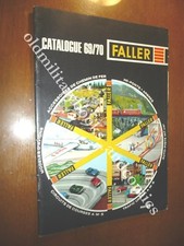 FALLER CATALOGO 1969/70 TRENI ED ACCESSORI AUTO ROTAIE CASETTE STAZIONI AEREI