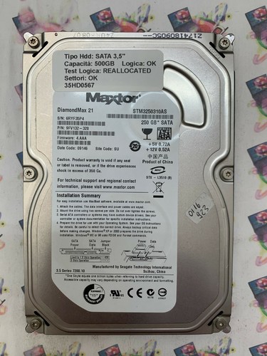 Hard disk usato - disk, sata