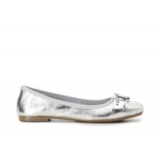 Cafe Noir BALLERINA IN PELLE LAMINATA CON CATENA - C1EH2005