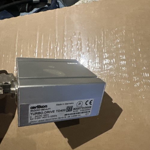 Leybold turbo drive td400 - leybold,