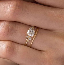 Anello Promessa Moissanite