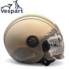 Casco Vintage Vespart in pelle
