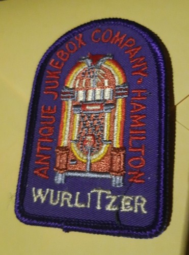 Embroidered jukebox wurlitzer - embroidered,