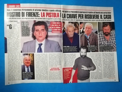 Clipping giornale mostro di - di,