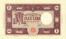Italia - Lire 1.000 Barbetti Medusa 1950 ( Copia-Riproduzione)