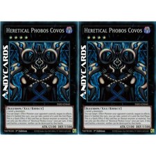 2x HERETICAL PHOBOS COVOS • (Eretico Phobos Covos) • Super R • INFO EN045 • 1Ed