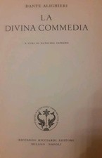LA DIVINA COMMEDIA - Dante Alighieri - Riccardo Ricciardi editore  1957