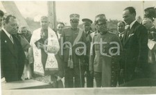 1935 ca ROMA Vittorio Emanuele III a posa prima pietra Casa dei BALILLA *Foto