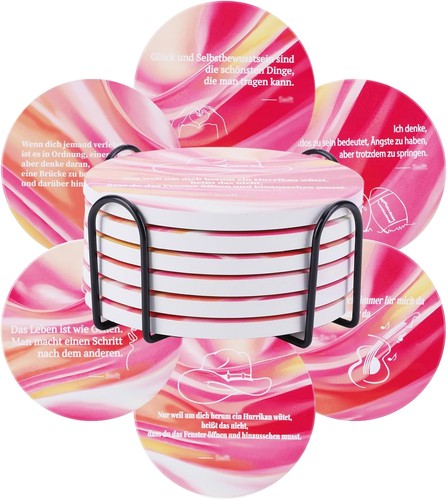 Set sottobicchieri in - sottobicchieri,