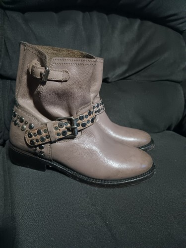 Ash moto ankle boots studded - moto,