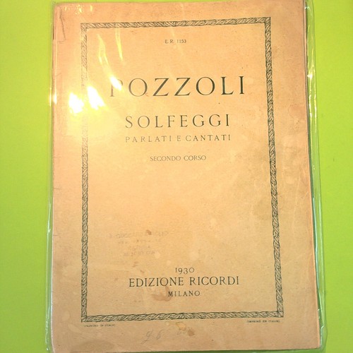 Pozzoli solfeggi parlati - solfeggi, e
