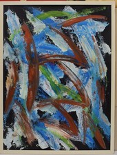 BRUNO  CARACENI    Olio su