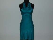 VESTITO ABITO DONNA RAGAZZA IN VISCOSA VERDE SMERALDO NOLITA DE NIMES TG40 S 