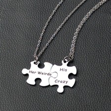 Collana coppie argento - collana,