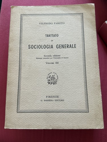 Pareto trattato di - -,