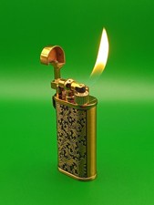 Accendino da pipa a gas dorato