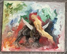 Quadro olio su tela