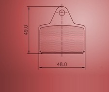 Pastiglie dei freni (set di 2)