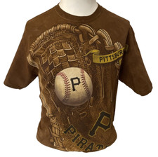 T-shirt grafica Pittsburgh Pirates - maglietta grafica baseball blu liquido 2016 - med