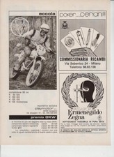 advertising Pubblicità-MOTO DKW GS '73 ENDURO  VINTAGE REGOLARITA EPOCA