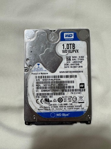 Hdd blue 1tb wd10jpvx - 1tb,