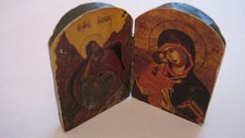 Icona in legno antica anni 40